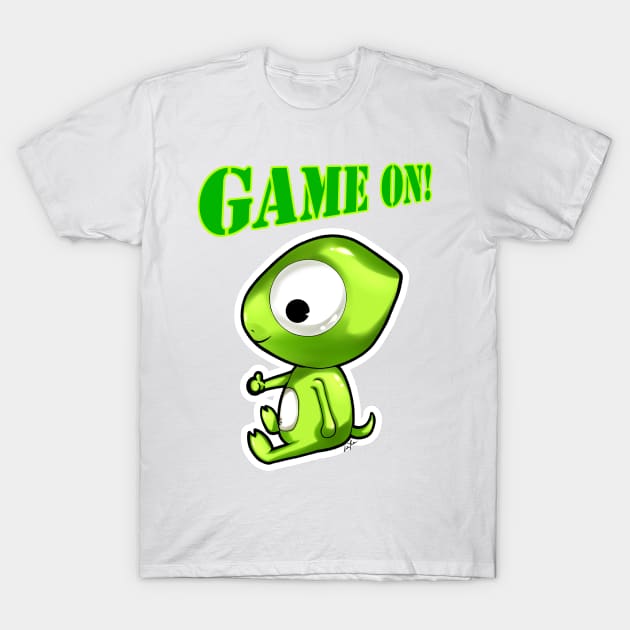 Chameleon Game On 2 T-Shirt by LinYue